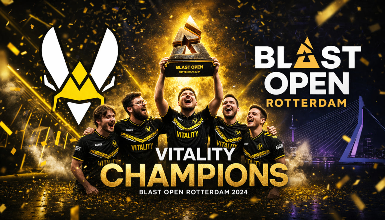 Vitality разгромила NAVI в финале BLAST Open Rotterdam